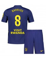 Otroške Nogometnih dresov Atletico Madrid Pablo Barrios #8 Gostujoči 2025-26 Kratki rokavi (+ hlače)